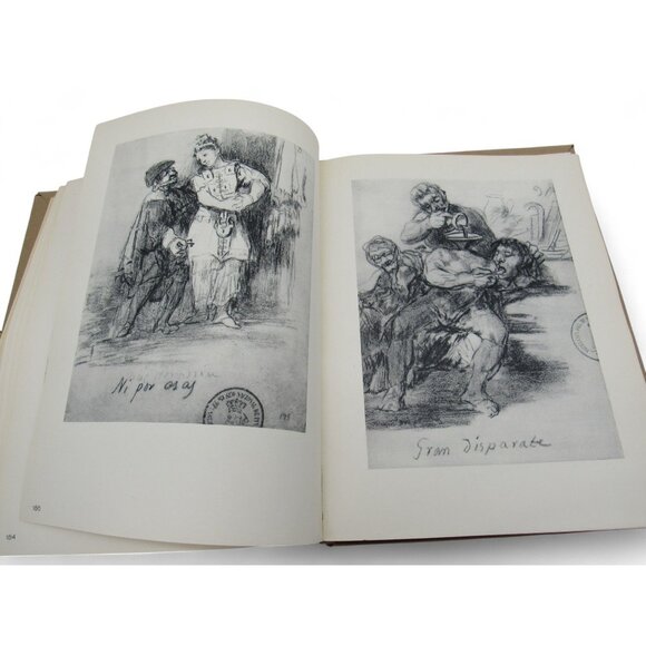 Vintage GOYA DRAWINGS Prado Book 1947 Softcover André Malraux Introduction 11" - Picture 7 of 13